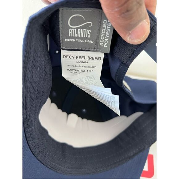 Atlantis Headwear Men Sustainable Recy Hat Trucker Cap RETH six-panel mid - Picture 5 of 5